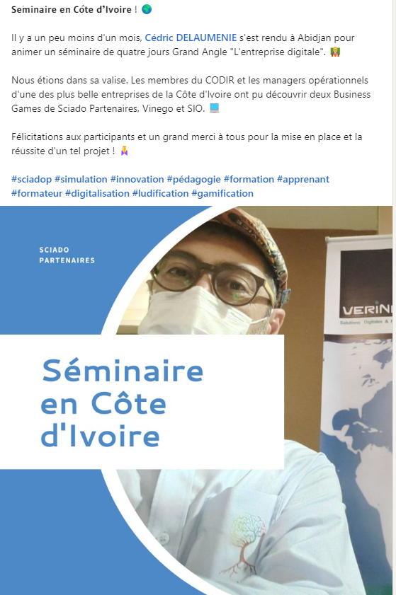 Séminaire d'nedtreprise, dévouverte des business games pour un CODIR d'entreprise