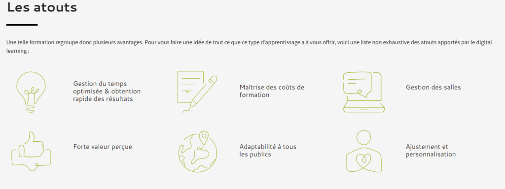les atouts