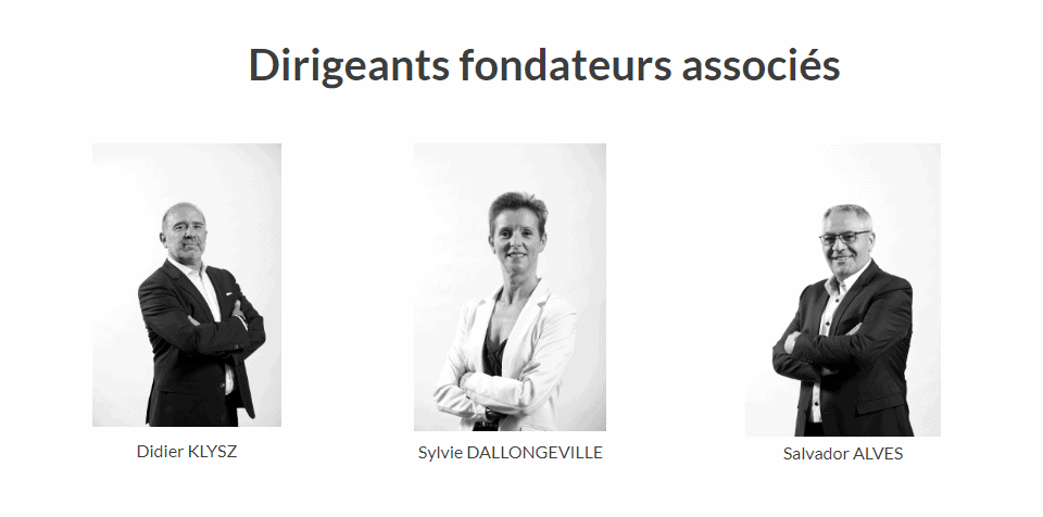 Dirigeants AKDme
 Didier KLYSZ - Sylvie DALLONGEVILLE |LinkedIn - Salvador ALVES