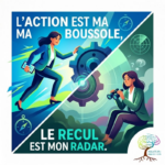 recul boussole action