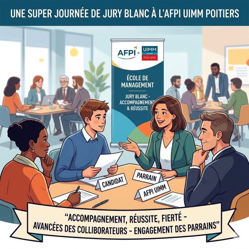 Jury blanc école de management AFPI, UIMM de Poitiers.
