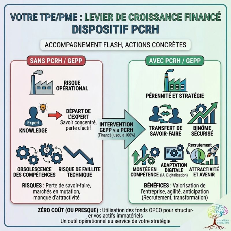PCRH Le dispositif « gagnant-gagnant » par excellence pour un chef d’entreprise de TPE/PME.