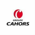 Logo du Groupe Cahors avec symbole rouge et blanc.
